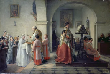 Das Brot segnen, 1879